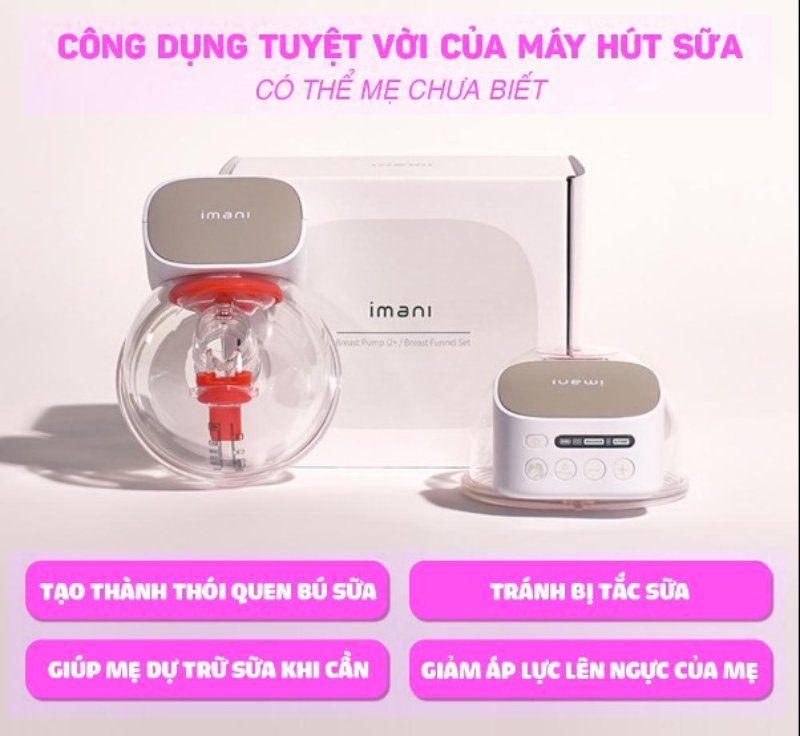 Lợi ích khi sử dụng máy hút sữa đối với mẹ bỉm