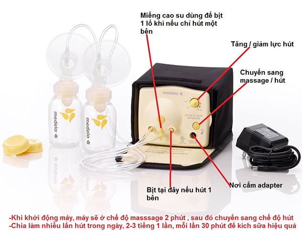 So sánh các phương pháp khắc phục máy hút sữa Medela Pump bị yếu hơi