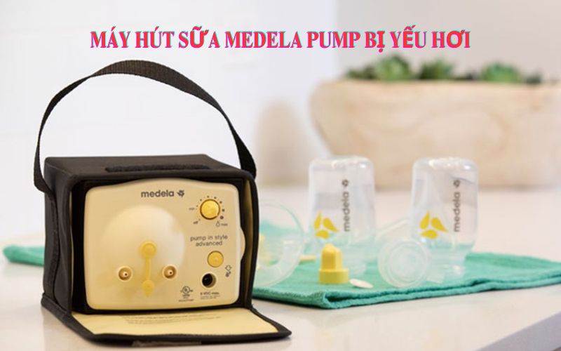 Máy hút sữa Medela Pump bị yếu hơi