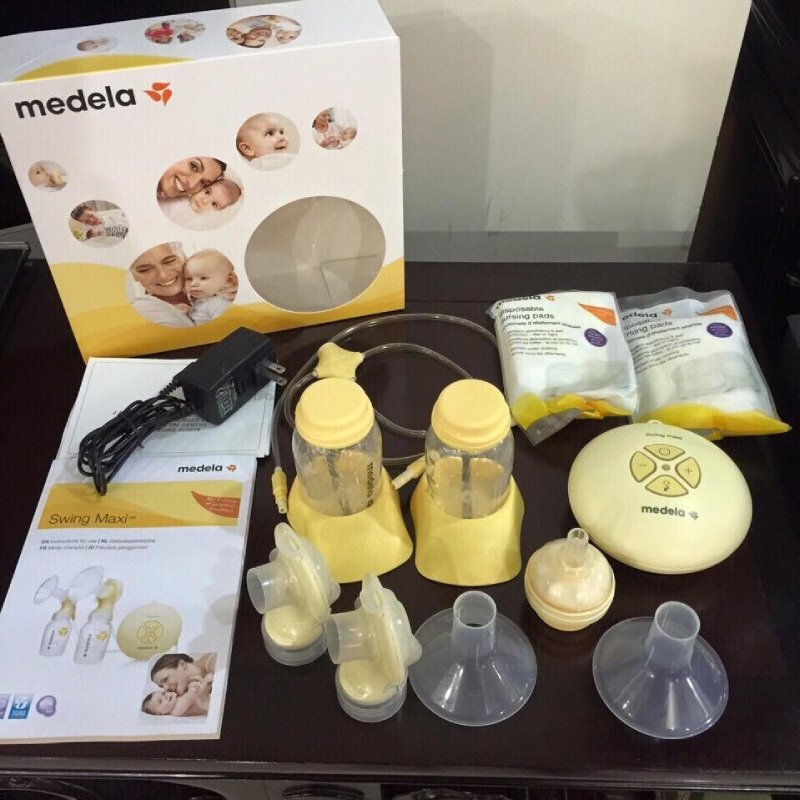 Bộ phụ kiện đầy đủ của máy hút sữa medela swing