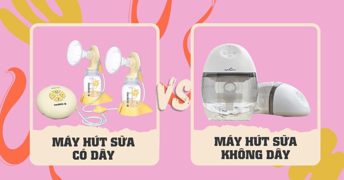 Nên mua máy hút sữa có dây hay không dây