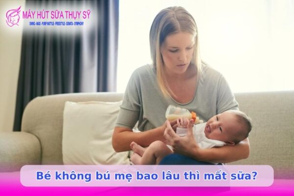 Bé không bú mẹ bao lâu thì mất sữa?