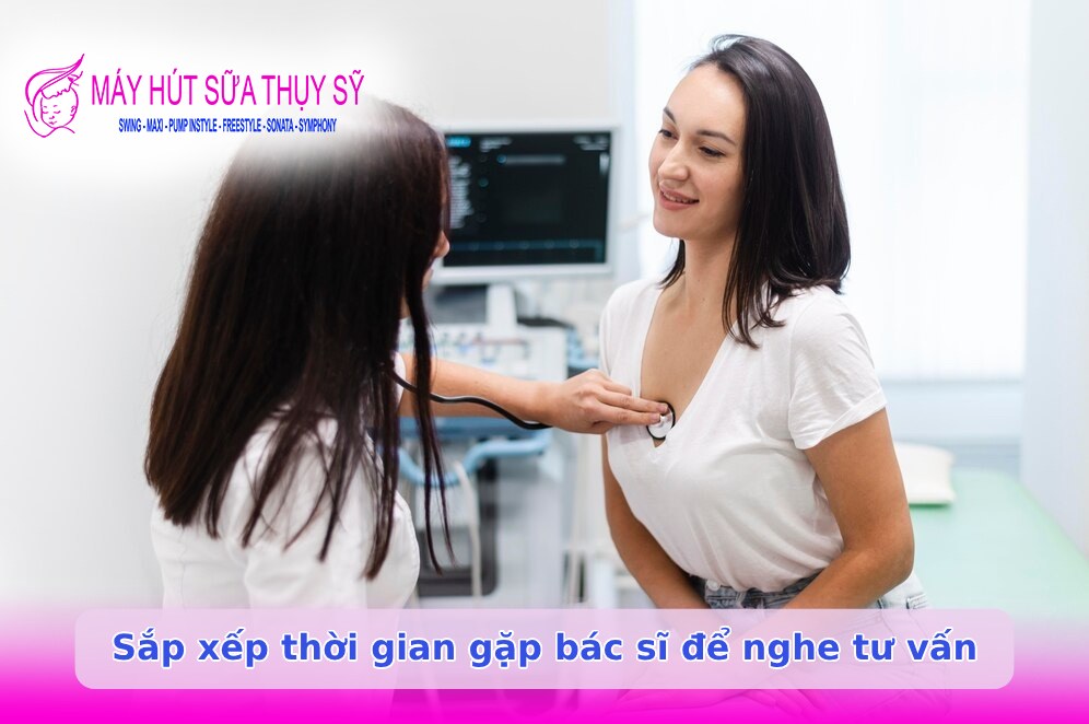 Gặp bác sĩ tư vấn về tình trạng mất sữa một bên