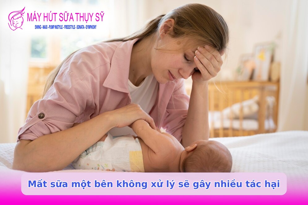 Tác hại nếu không xử lý tình trạng mất sữa một bên