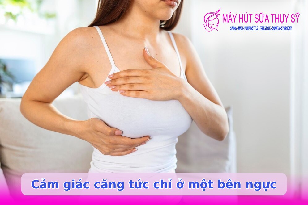 Dấu hiệu nhận biết bị mất sữa một bên