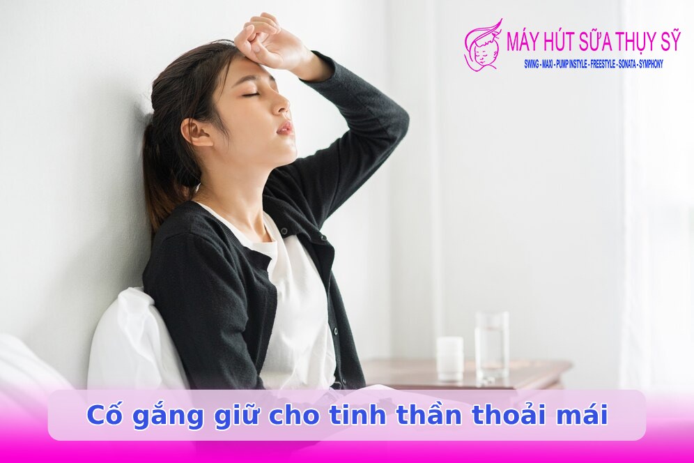 Giảm stress cải thiện tình trạng mất sữa một bên