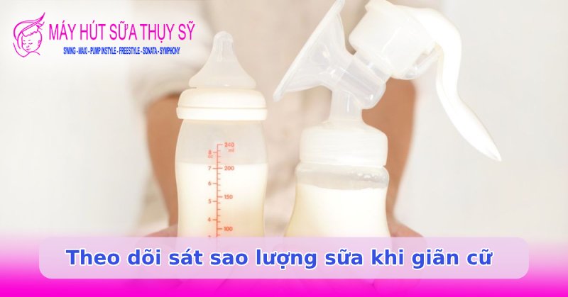 Cách giãn cữ hút sữa mà không bị giảm sữa