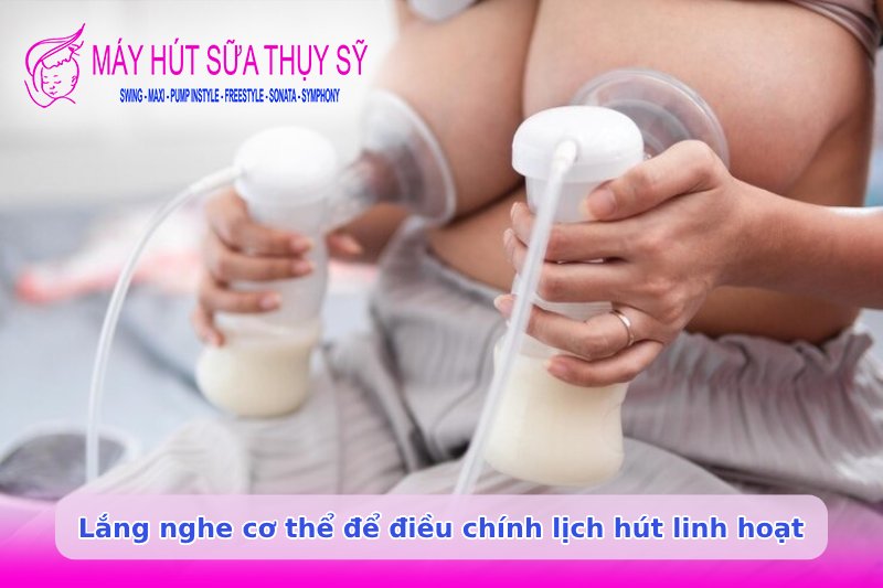 Cách giãn cữ hút sữa mà không bị giảm sữa