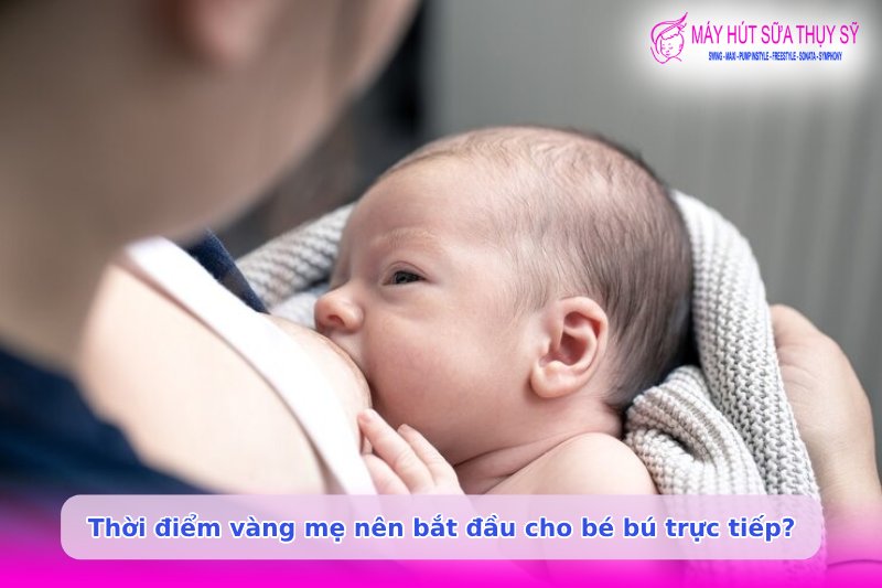 Kinh nghiệm cho bé bú mẹ trực tiếp