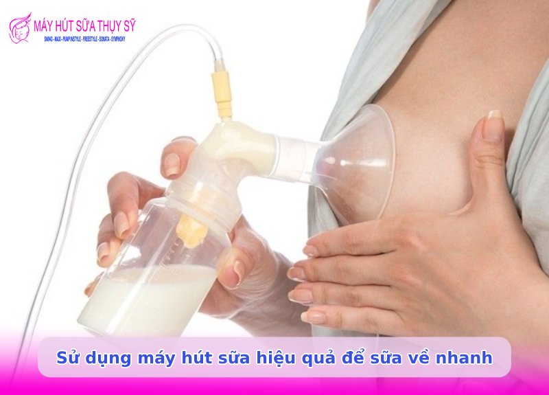 Làm sao để sữa về nhanh sau mỗi cữ bú
