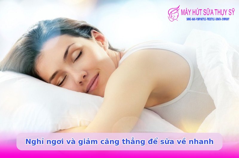 Làm sao để sữa về nhanh sau mỗi cữ bú
