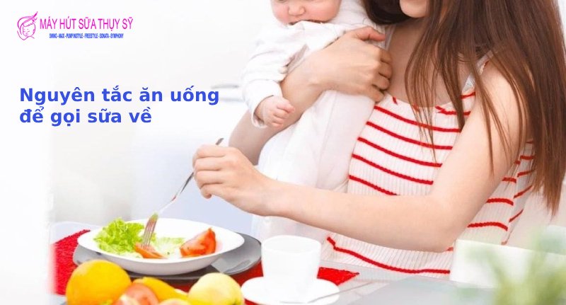 Mẹ bỉm ăn gì để nhiều sữa