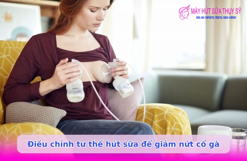 Nứt cổ gà khi hút sữa