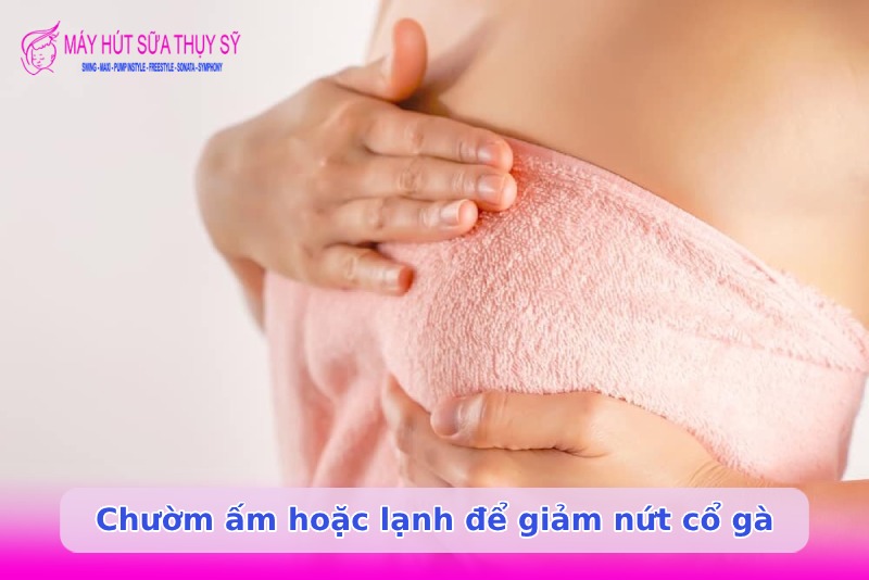 Nứt cổ gà khi hút sữa