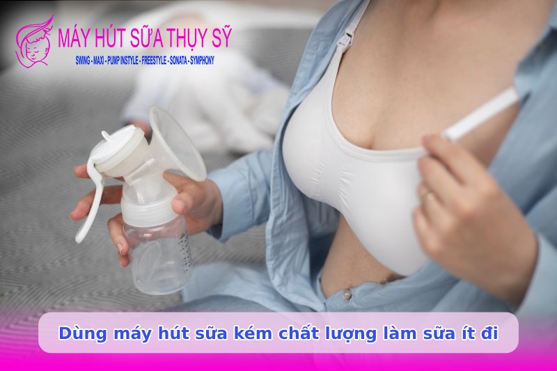 Tại sao càng hút sữa càng ít