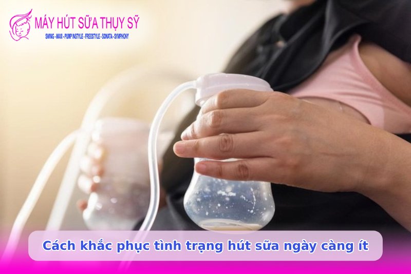 Tại sao càng hút sữa càng ít